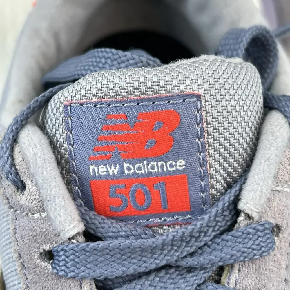 New Balance 501 WL501SRB Gray Red Sneakers Women’s Size 9 EU 40 Running